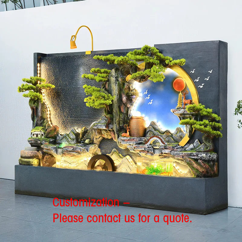 Bonsai Zen Garden Set - Элегантный фонтанный комплекс для сада и